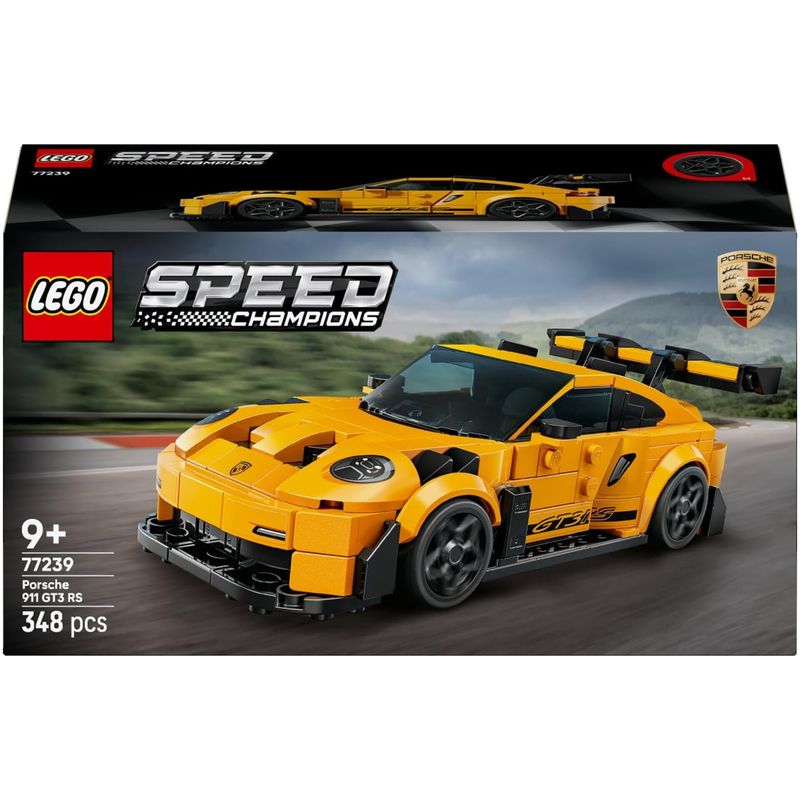 لگو 348 تکه سری اسپید چمپیون مدل porsche 911 gt3 rs super car کد 77239